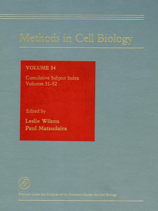 Upplýsingar um Methods in Cell Biology eftir Leslie Wilson - Biðlisti